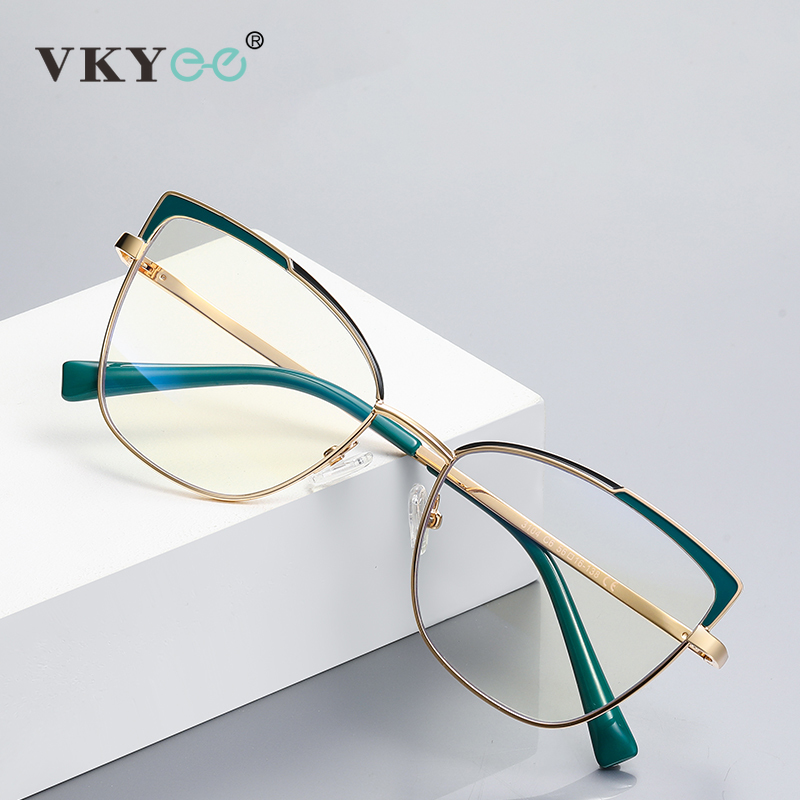 Модные женские очки VICKY в большой оправе, классический дизайн, с защитой от синего света, индивидуальные очки для чтения по рецепту, 3104