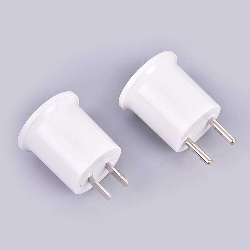Base de lâmpada E27 para tomada UE/EUA Suporte Conversor Adaptador Lâmpada