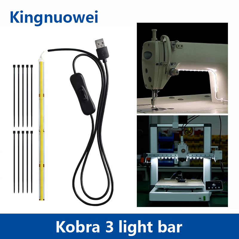 Kobra 3 Upgrade Parts Light Strip 5V Super Bright For Anycubic Kobra 3 Combo Akcesoria bambu A1 MINI światło wypełniające do maszyny do szycia