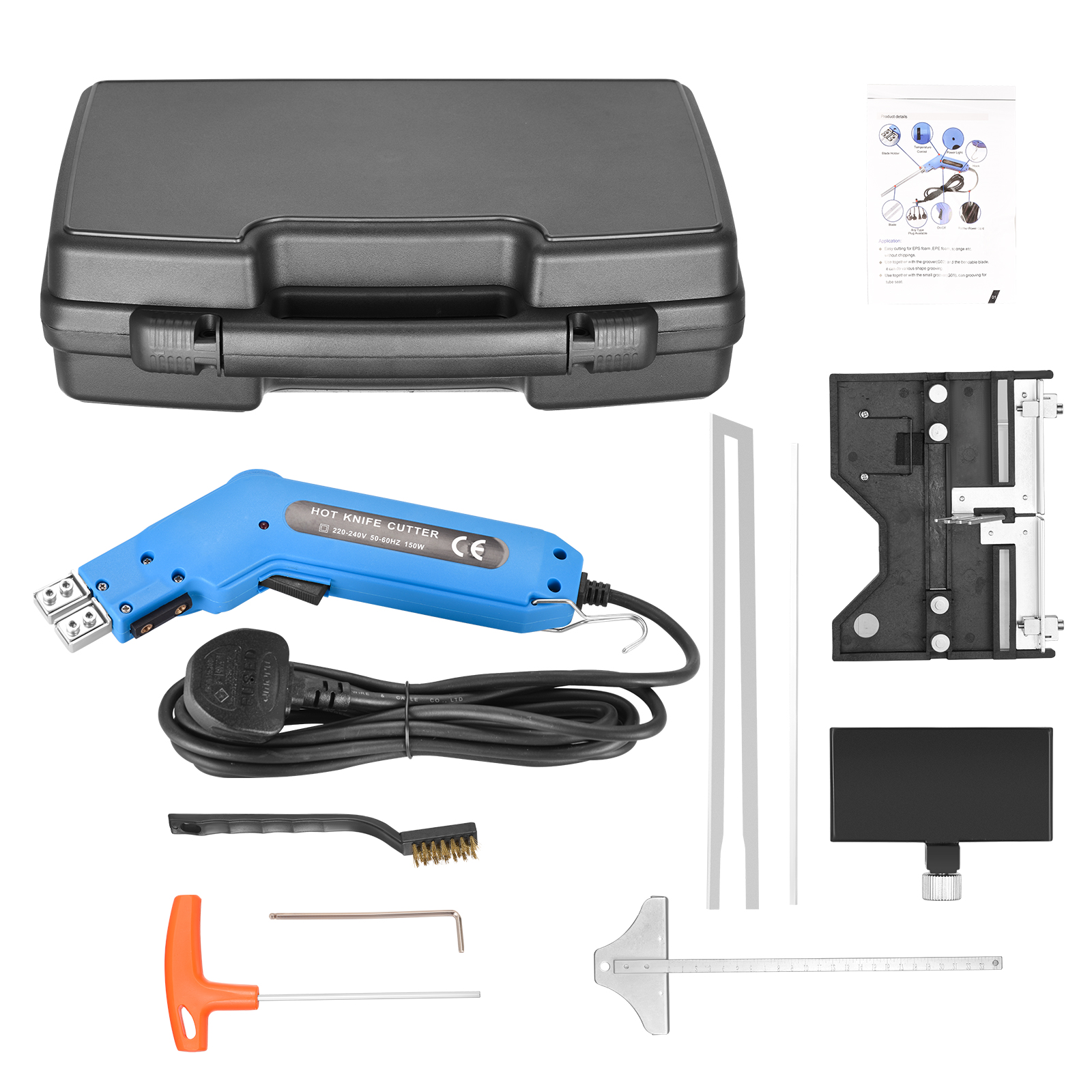 Elektrische Schuimsnijder Hot Knife Cutter Tool Piepschuim Snijmachine Hot Knife Rope Cutter Hot Wire Kit Schuimsnijpen 150W