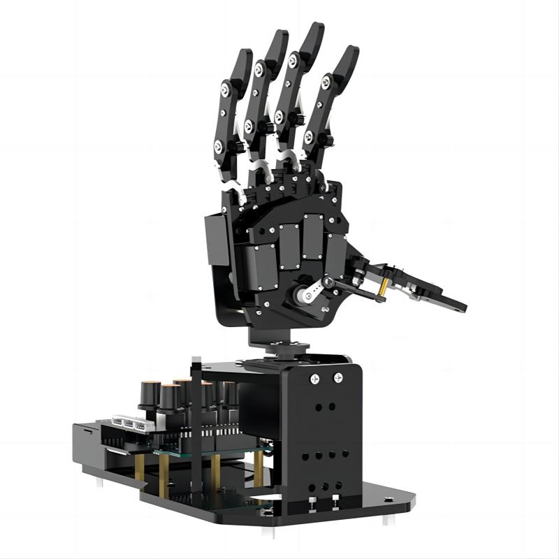 AI Bionic 6 Dof Robot Поддержка рук Соматосенсорное управление перчатками 5 Dof Fingers для Arduino Robot DIY Kit для UNO Код с открытым исходным кодом