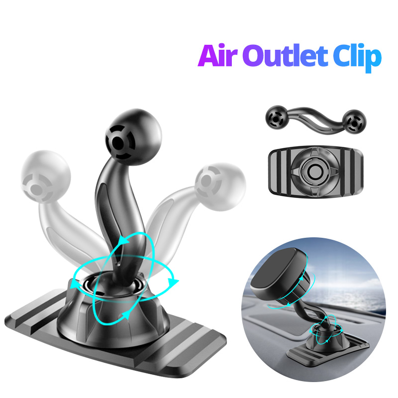 360 Rotation Armaturen brett Basis 17mm Kugelkopf für magnetische Autotelefon halter Ständer Magnet halterung Handy Halterung Zubehör