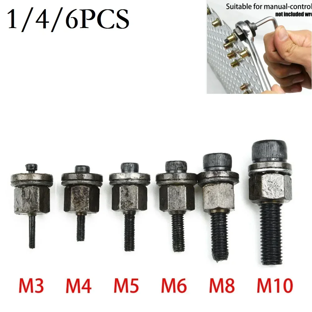 ガンヘッドナット,ハンドリベットツール,ナット用アクセサリー,簡単な取り付け,M3-M4,m5,m6,m8,m10