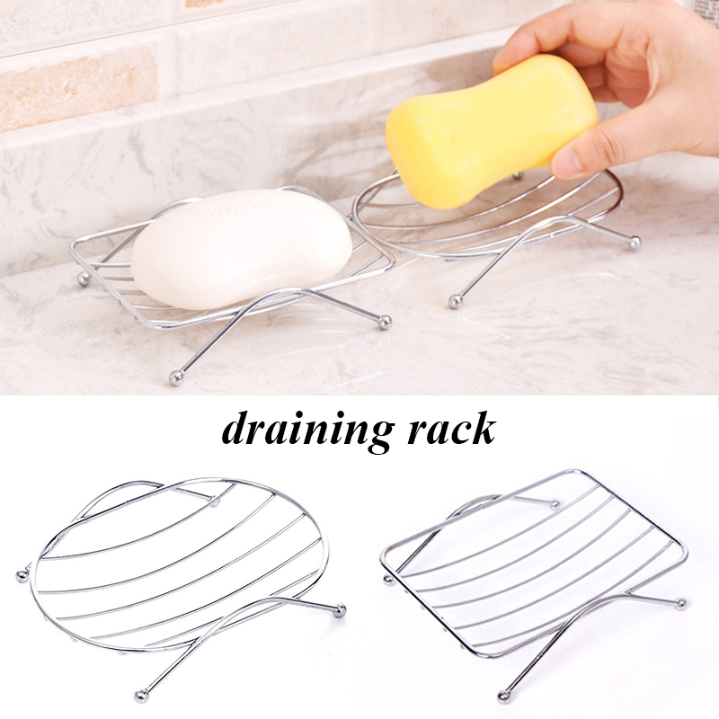 Jaboneras de acero inoxidable, cesta ahorradora resistente a la oxidación para baño, inodoro, ducha, soporte para jabón, accesorios de cocina de marca