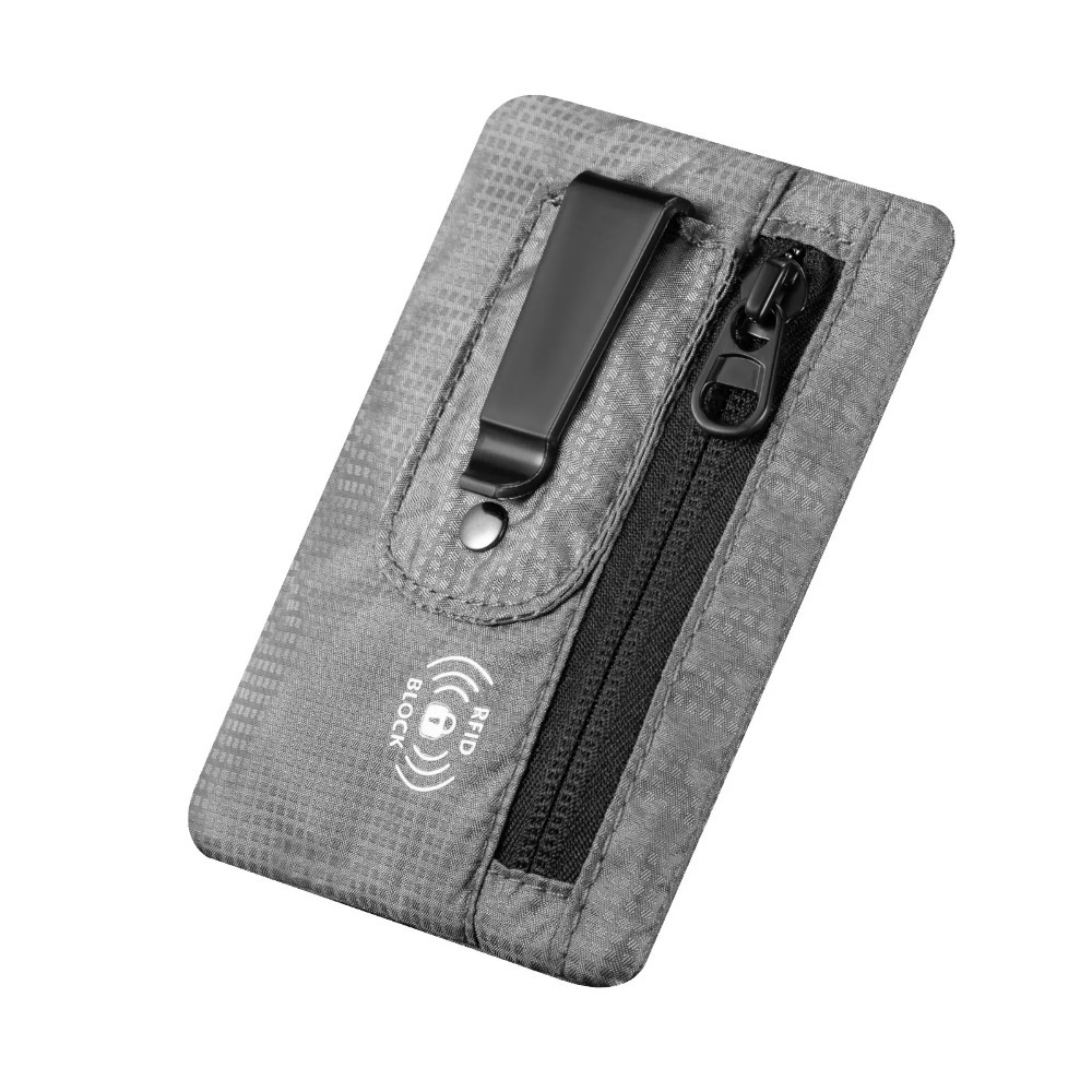 2026 Geüpgradede Grote RFID-Blokkerende Verborgen Clip Portemonnee Reistasje Creditcard/ID Geld Sleutelhouder voor Vrouwen & Mannen