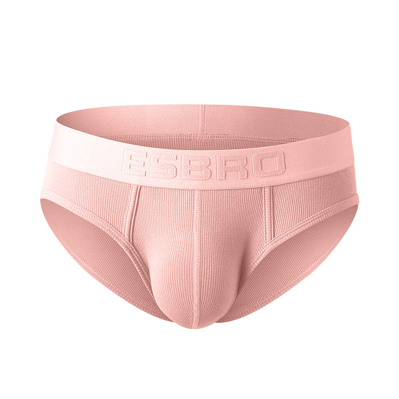 Bolsa convexa en U roscada, ropa interior fina cómoda para hombres, entrega transfronteriza de calzoncillos deportivos elásticos de tiro bajo E01