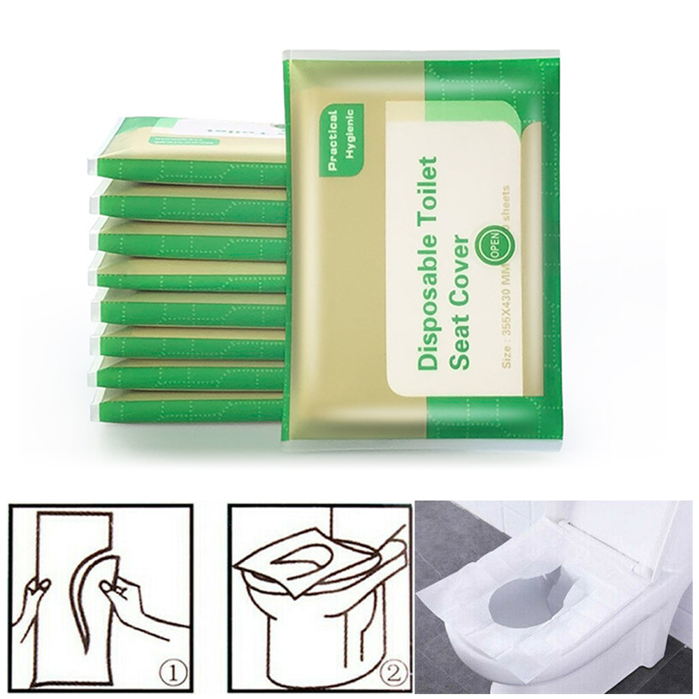 20pcs Summit Disposable Paper Toilet Seat Cover Flushable Hygienic Camping