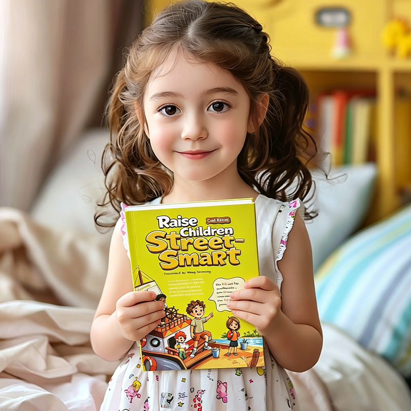 Raise Children Street‑Smart Comic Edition  Kids EQ Development Growth Guidance Book Children Life Wisdom Education Bookpresent