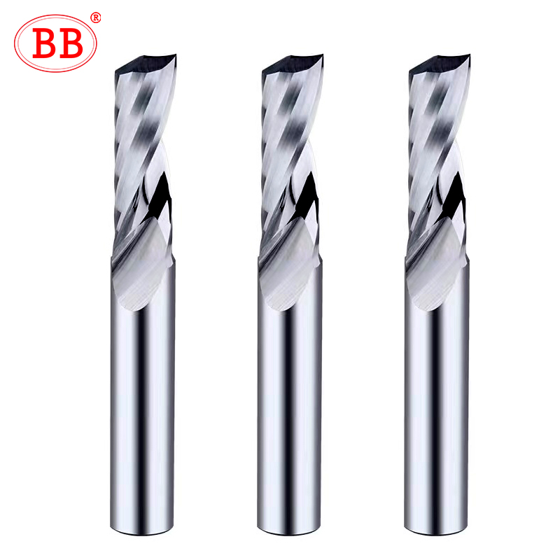 BB Single 1 флейта, спиральная фреза с ЧПУ, 3D гравировальная фреза, фреза, фреза из алюминия 3,175/4/6/8/10