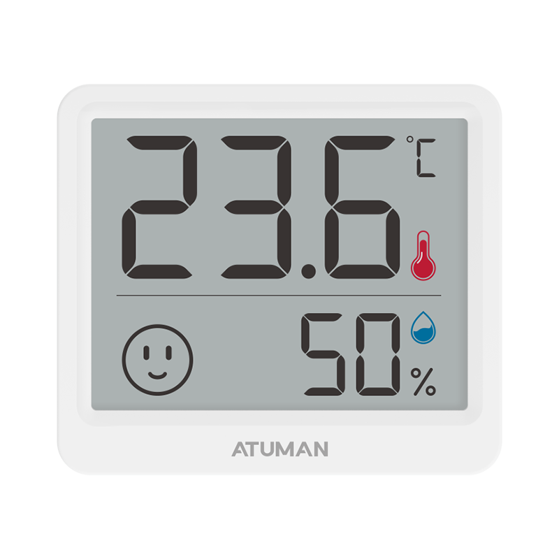 DUKA Atuman 2.5 pouces LCD électronique numérique température humidité mètre thermomètre intérieur hygromètre Station météo capteur Mini