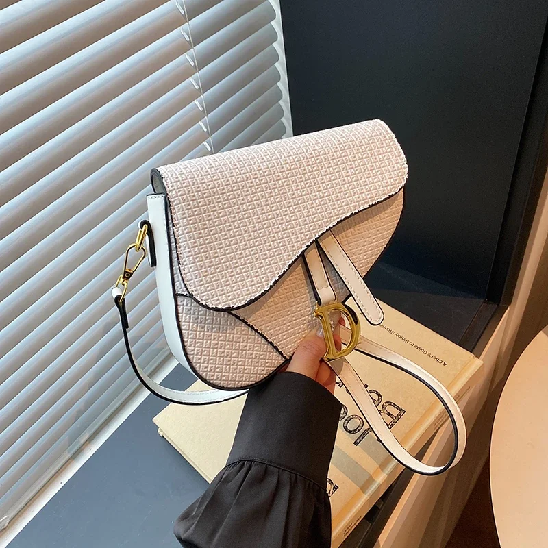 Bolso de Mano de Cuero de Lujo para Mujer, Elegante y Clásico, Tipo Bandolera, para Uso Diario con Estilo