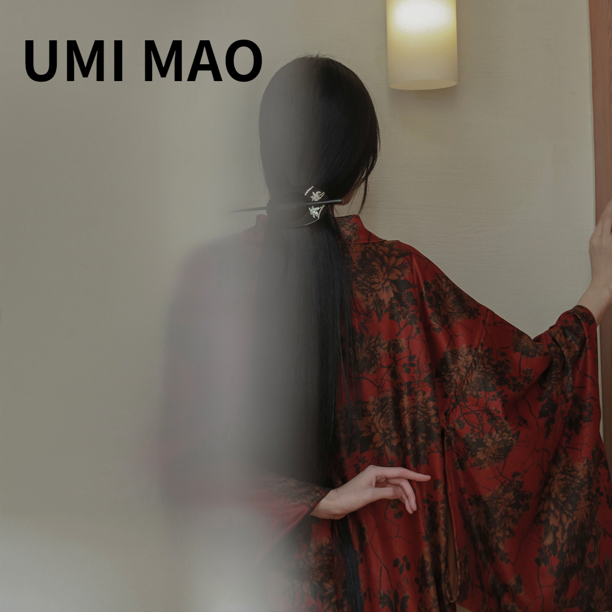 UMI MAO Yamamoto Gaya Cina Hanfu Musim Semi Musim Panas Buatan Sendiri Gaya Jepang Lengan Panjang Motif Bunga Jaket Kardigan Perempuan Y2K