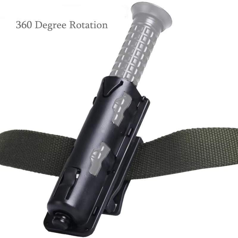 Funda para Bastón DIZETION, Funda Táctica con Rotación de 360 Grados, Funda para Bastón con Parte Superior Abierta para Llevar en la Cintura