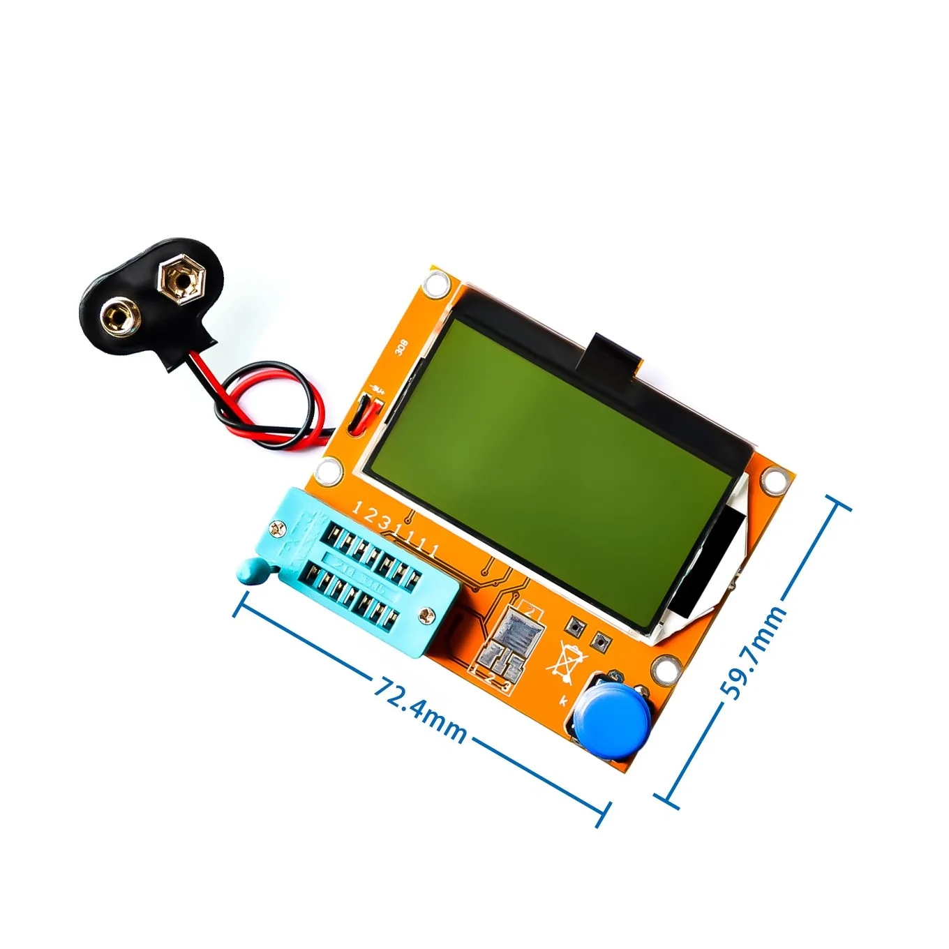 Transistor graphique LCR-T4 Condensateur de résistance Polaroid Thyristor ESR Affichage LCD