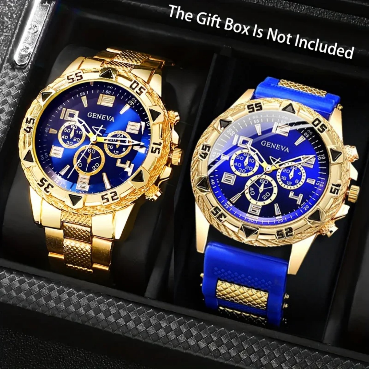 Conjunto de relógio de quartzo masculino, 2 peças, moda masculina, relógios de pulso com pulseira de silicone