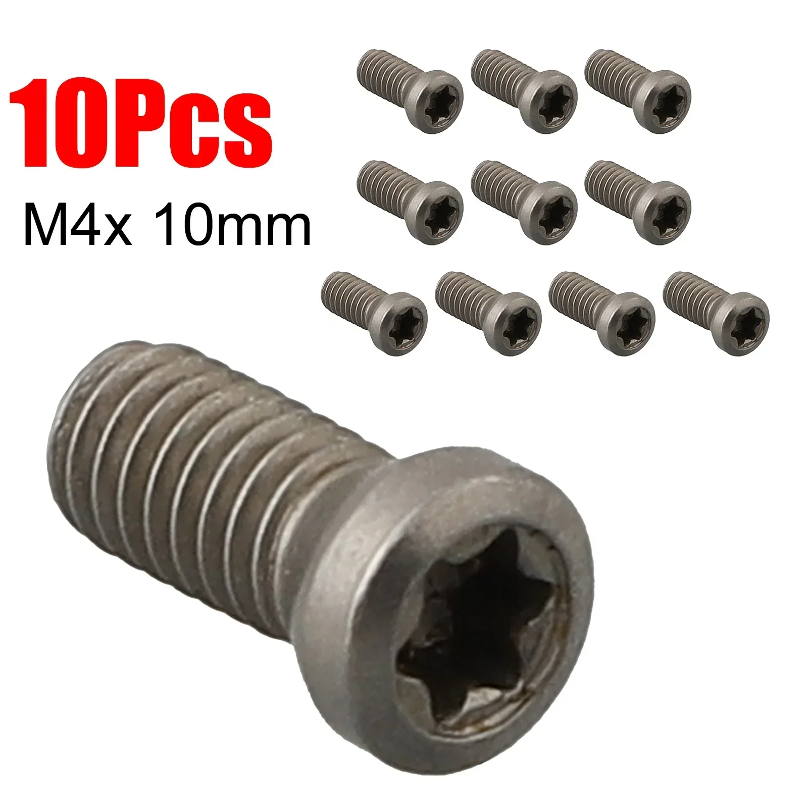 CNC 인서트 Torx 나사 기계 나사, 카바이드 인서트 교체용 CNC 선반 도구, M2.5, 7mm, 6mm, M3.5, 10mm, 12mm, M4, 10mm, 10 개