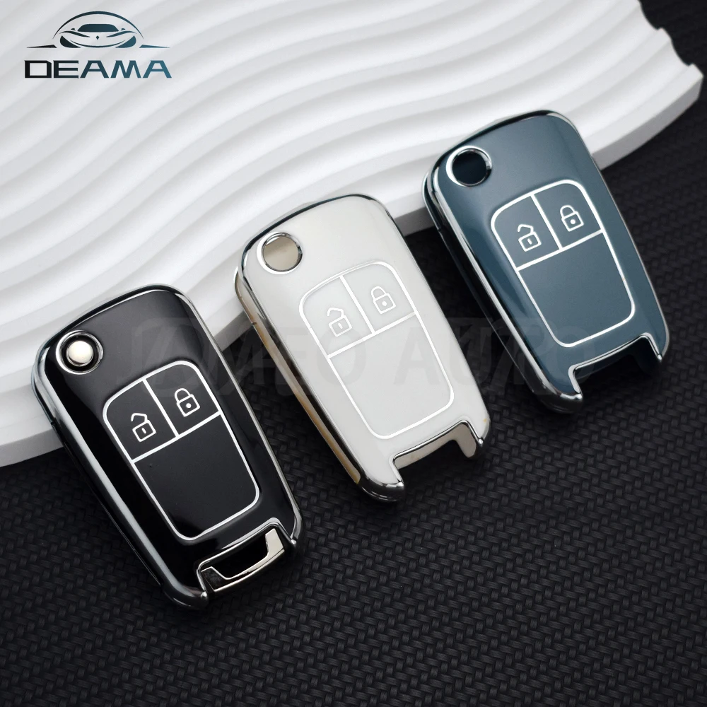 TPU Remote Car Key Shell for Chevrolet Cruze Epica Lova Camaro Impala for Buick Opel Vauxhall Insignia Astra J Mokka Zafira
