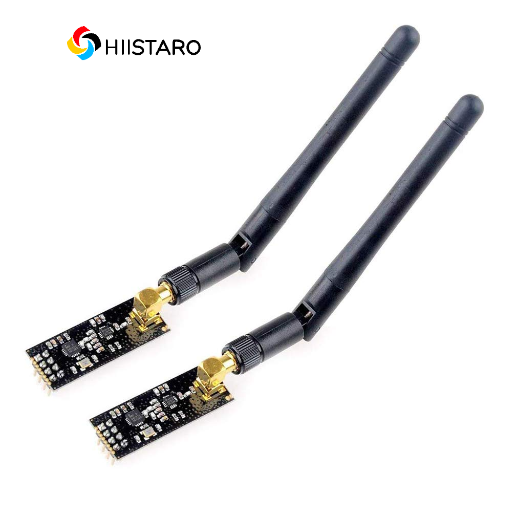 1 Uds NRF24L01 + PA + LNA transceptor inalámbrico módulo transceptor RF con antena SMA 2,4G 1100m