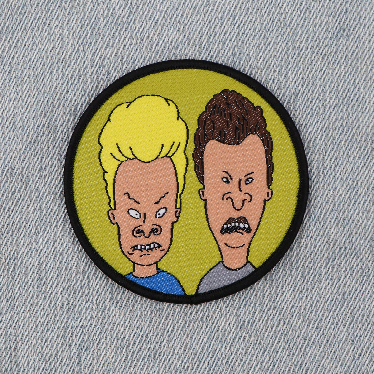 Böse Männer gestickte Patches für Kleidung DIY Abzeichen Kleber abstrakte lustige Cartoon Patches auf Kleidung Aufkleber Applikationen