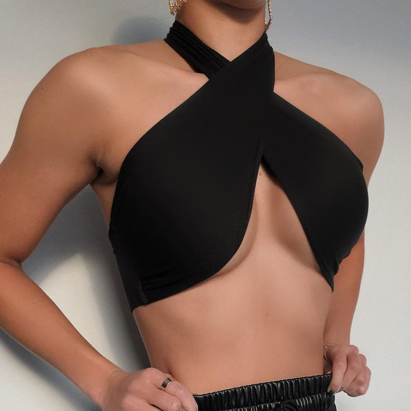 ผู้หญิงCrossoverกลับเสื้อผู้หญิงเพศแฟชั่นOff-The-Shoulder Crop Tops Lace-Upเสื้อเซ็กซี่Y2Kเสื้อผู้หญิงฤดูร้อน 2022