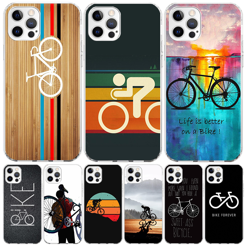 Велосипедный спортивный чехол для телефона Apple iphone 16 15 14 13 12 Mini 11 Pro Max 16E X XS XR 7 Plus 8 + SE 2020 Trend Fundas