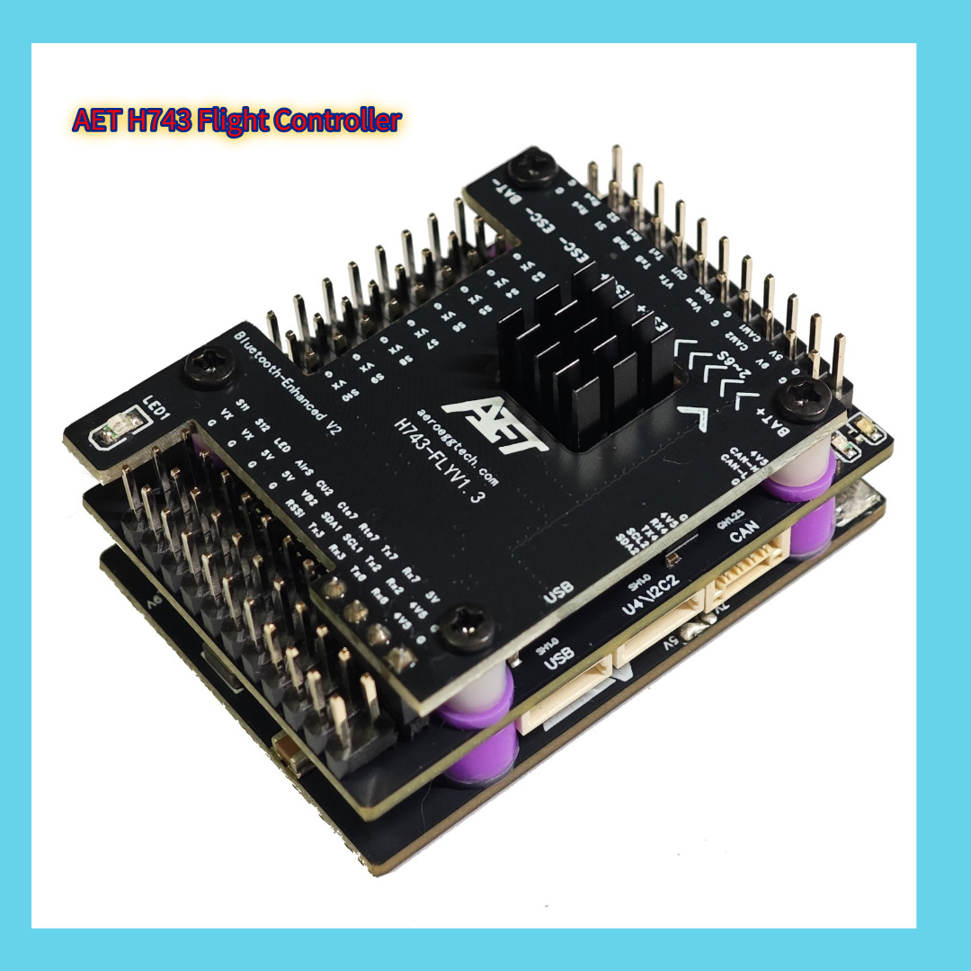 Контроллер полета AET H743 H743-Basic FC Поддержка ArduPilot INAV PX4 RC FPV с фиксированным крылом DIY Запчасти