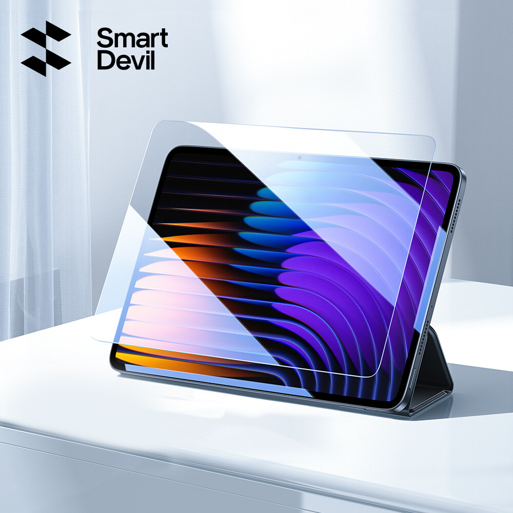 SmartDevil 2 szt. Ochraniacz ekranu do tabletu Xiaomi Pad 8 Pro 7 Ultra 6, folia ze szkła hartowanego HD Clear Anti-bluelight