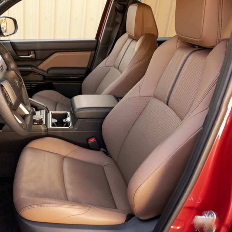 Kustom Cocok untuk 2010-2024 Toyota 4Runner SR5 Terbatas TRD Trail Venture Aksesori Mobil Penutup Tempat Duduk Kulit 5-6-7-8-Seaters