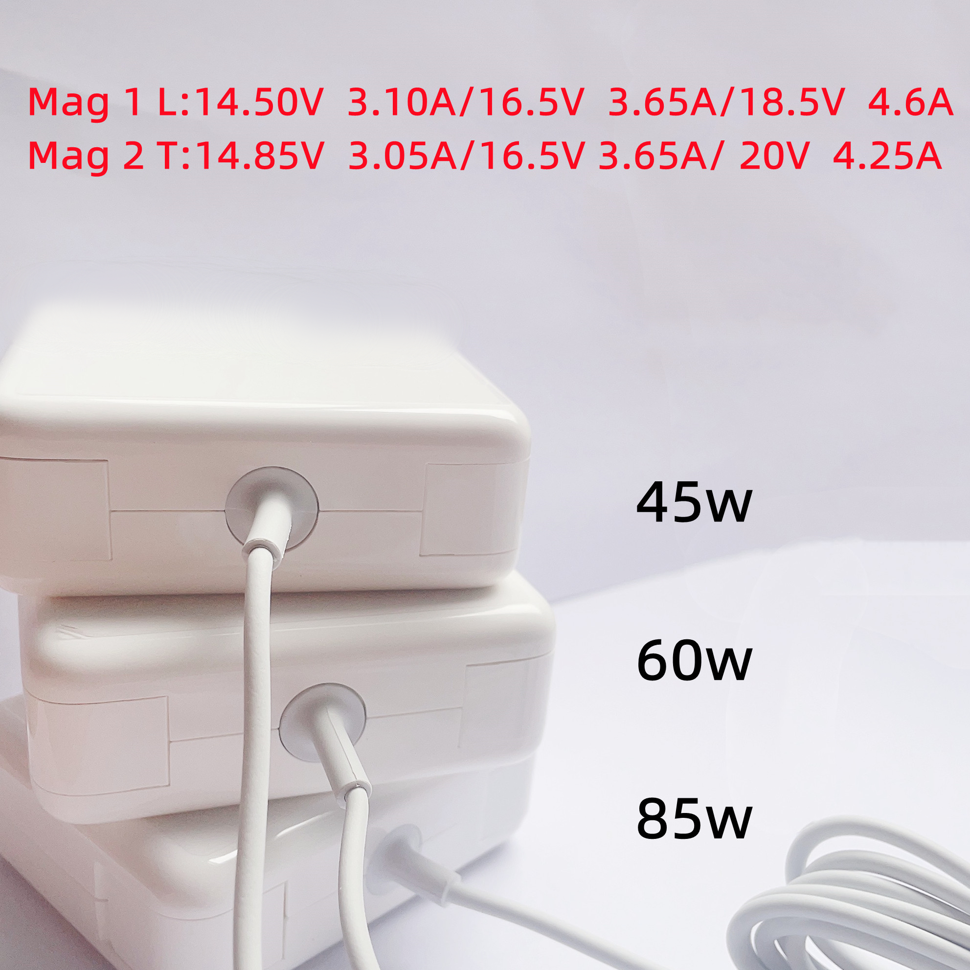 Новый адаптер питания 45 Вт, 60 Вт, 85 Вт для зарядного устройства Apple Macbook A1278 A1502 A1398 A1286 A1237 A1304 A1370 A1377 A1466, магнитное зарядное устройство