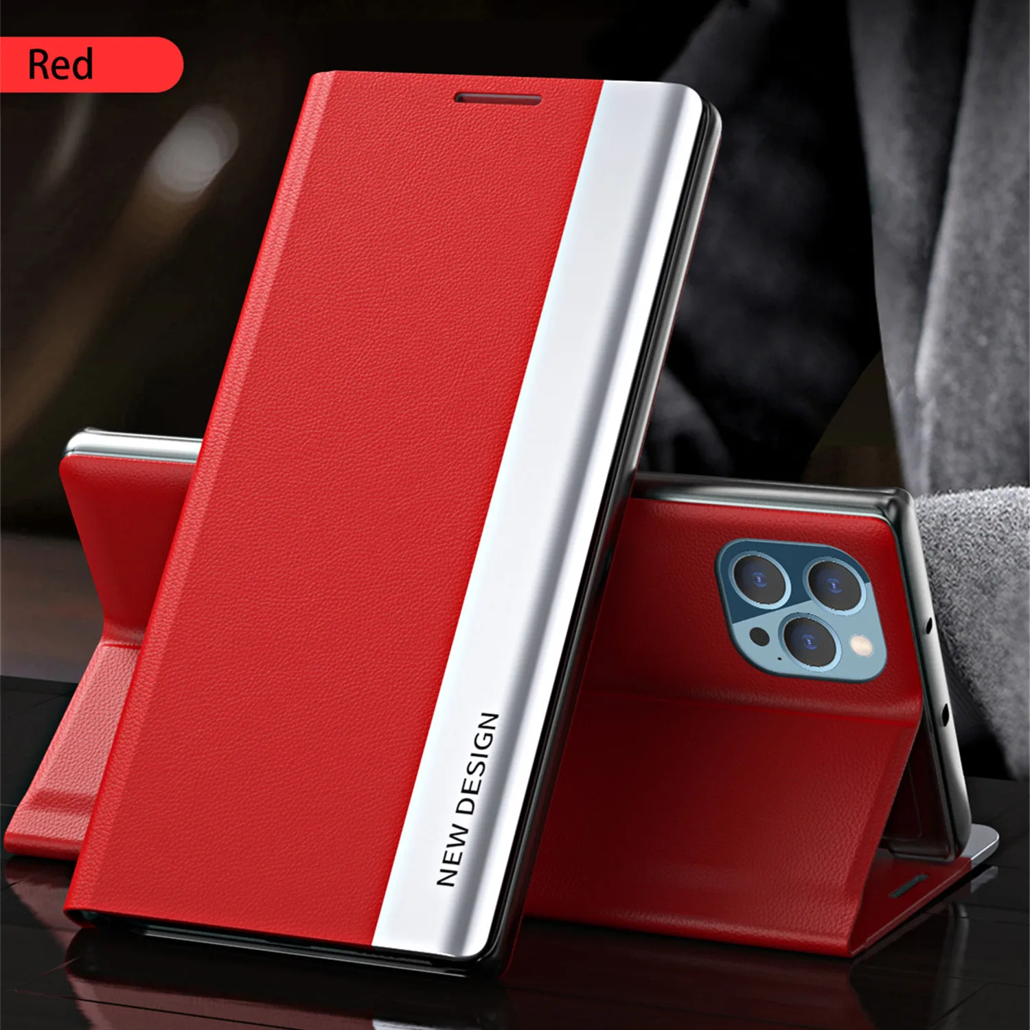 Flip Case For iPhone 12 13 11 Pro Max 12 13 Mini XS XR Luxury Stand Book Phone Cover For iPhone 6 6S 7 8 Plus SE 2020 2022 Coque