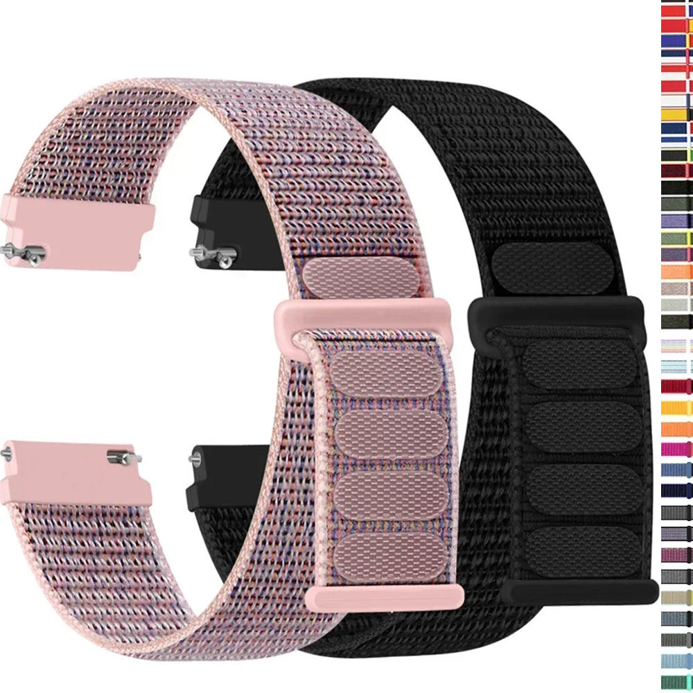 Correa de nailon para Samsung Galaxy Watch 6/5/pro/4/Classic/active 2 43-47-40-44mm 20mm/22mm pulsera deportiva huawei gt 2/e/3