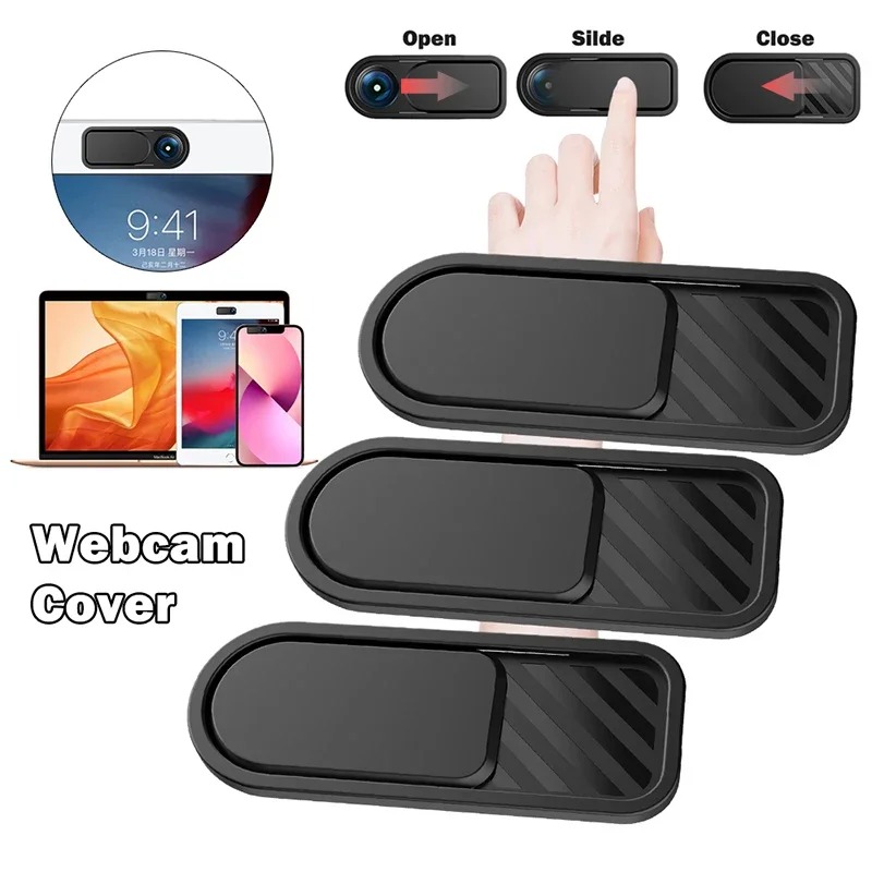 1/2/3/5/10 sztuk osłona aparatu telefonu komórkowego Tablet obiektywy internetowe Protector kamera internetowa migawka naklejka Anti-peep suwak plastikowa osłona aparatu