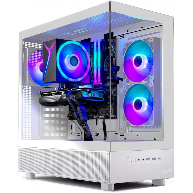 Gaming 3 Desktop PC, Ryzen 5 7600X 4.7 GHz (5.3GHz), RTX 5070 12GB, 1TB Gen4 NVMe SSD, 16GB DDR5 RAM 6000