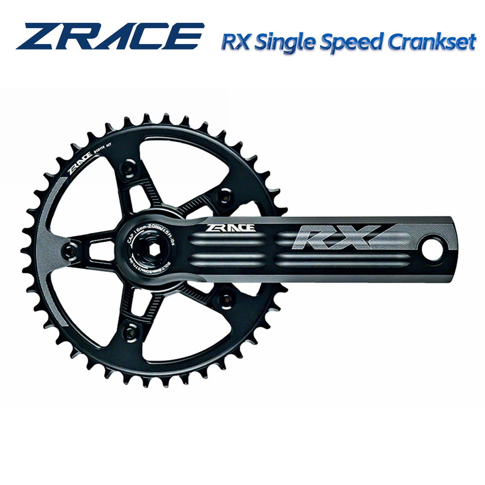 Pédalier à vitesse unique ZRACE RX, 40T / 42T / 44T, 170 / 172.5 / 175, pour vélos de gravier, cyclo-cross, DUB BB29