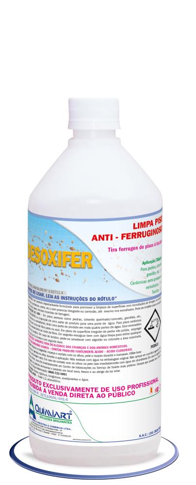 Deoxifer-piso pulito antiruggine 1L Quimiart