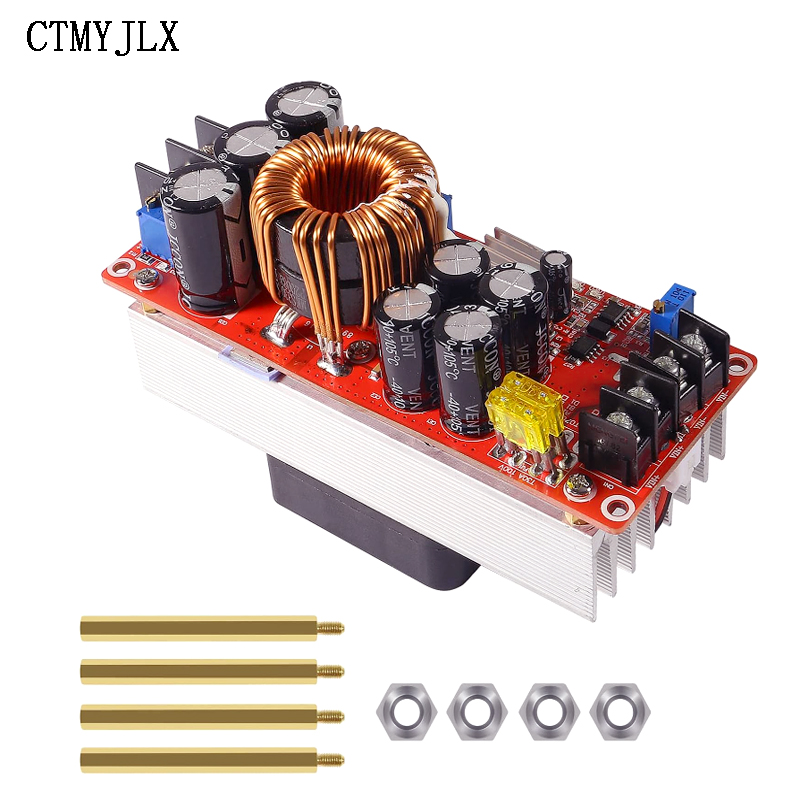 Convertitore boost DC-DC da 1500 W 30 A Modulo di alimentazione step up Caricatore a tensione regolabile da 10-60 V a 12-90 V Scheda step-up DC DC