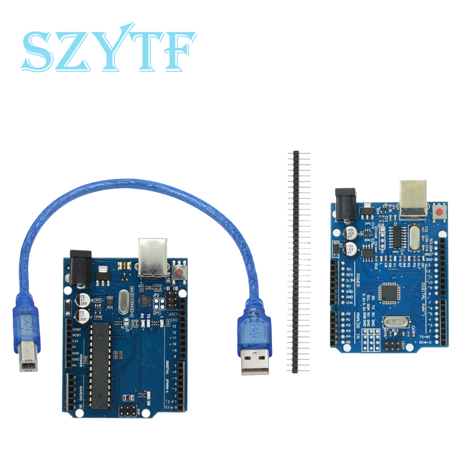 ATMEGA16U2 / UNO + WiFi R3 MEGA328P ชิป CH340G สําหรับ Arduino UNO R3 บอร์ดพัฒนา WeMos