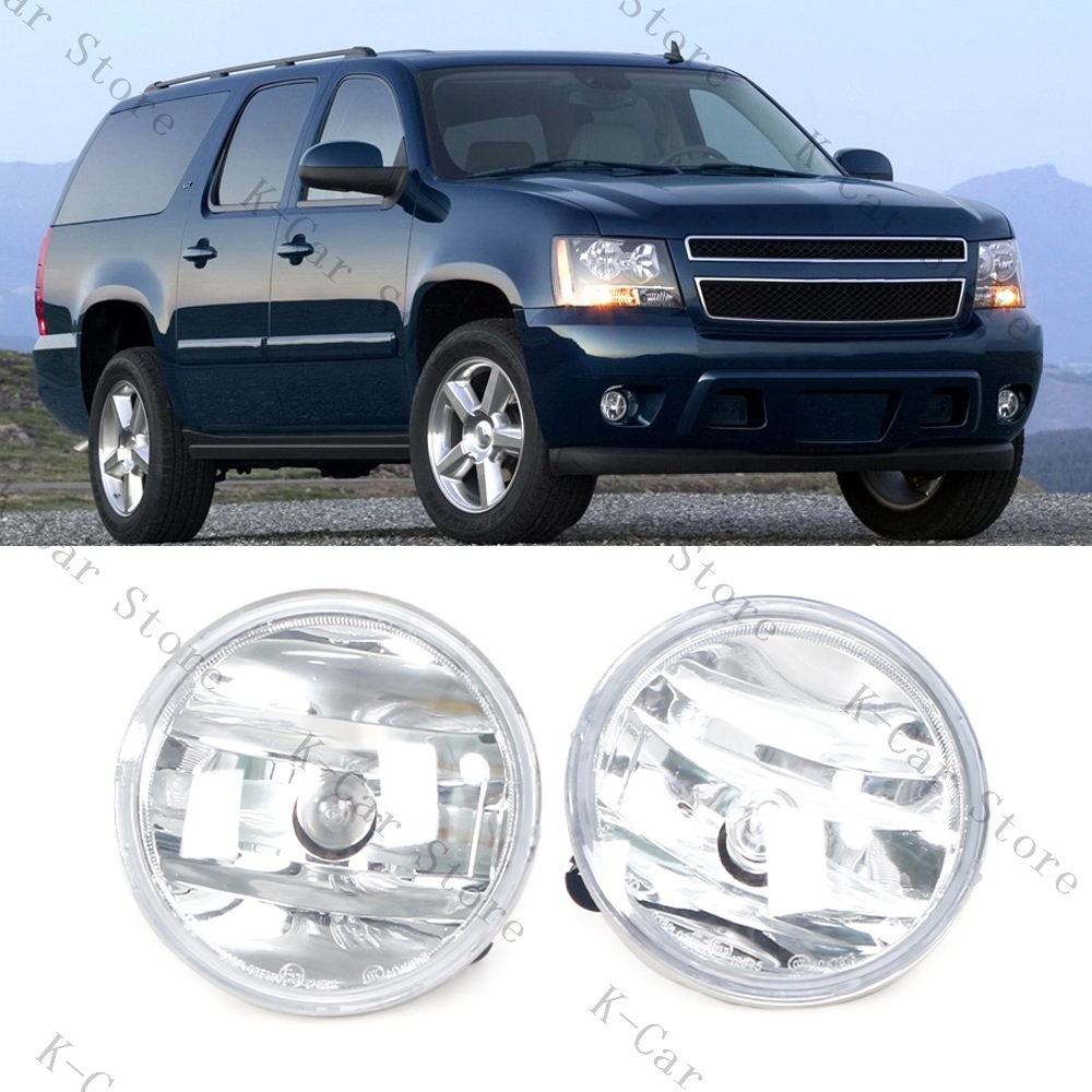 Samochodowe przezroczyste światła przeciwmgielne do Chevy Avalanche Suburban Tahoe do GMC 2007-2013 15839896