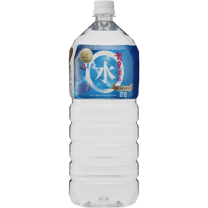 龍泉洞窟水、2リットル×6本、送料無料。