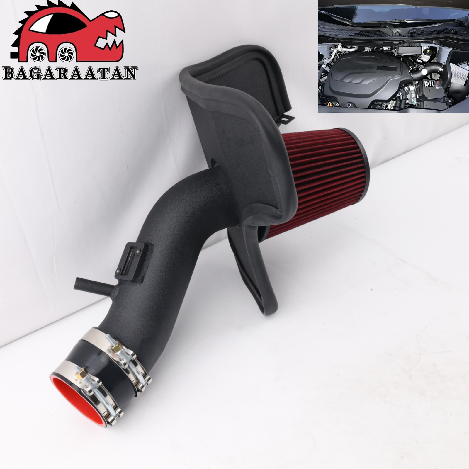 Zestaw wlotu zimnego powietrza High Flow 3.5L V6 Shortram do Honda Passport 2019-2025, Pilot 2016-2022, Ridgeline 2017-2026