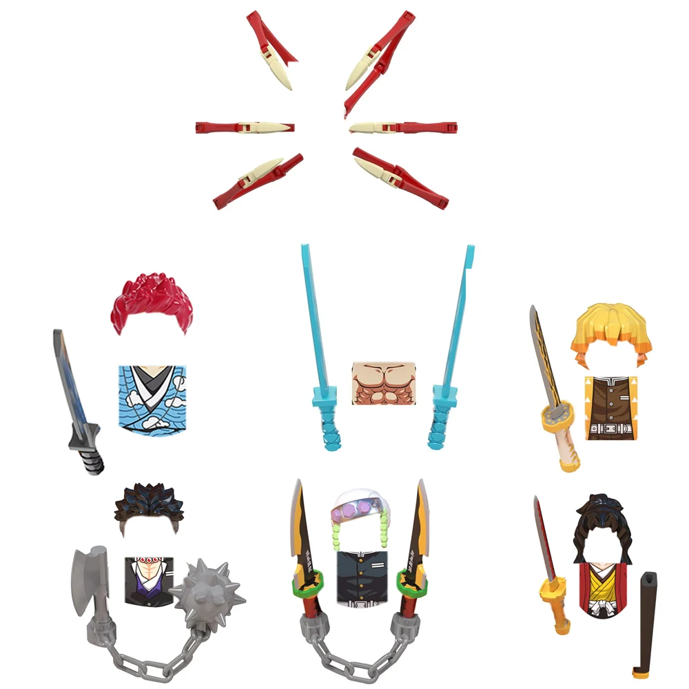 WM6116 WM6162 WM6163 briques de dessin animé Mini poupées figurine assembler des blocs de construction jouets pour enfants cadeau