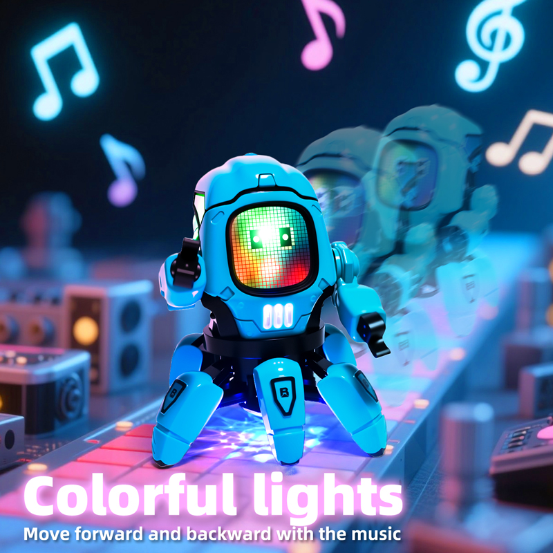 Kinder Tanz Roboter Musik LED 6 Krallen Octopus Roboter Geburtstag Geschenk Spielzeug Für Kinder Frühe Bildung Baby Spielzeug Jungen Mädchen