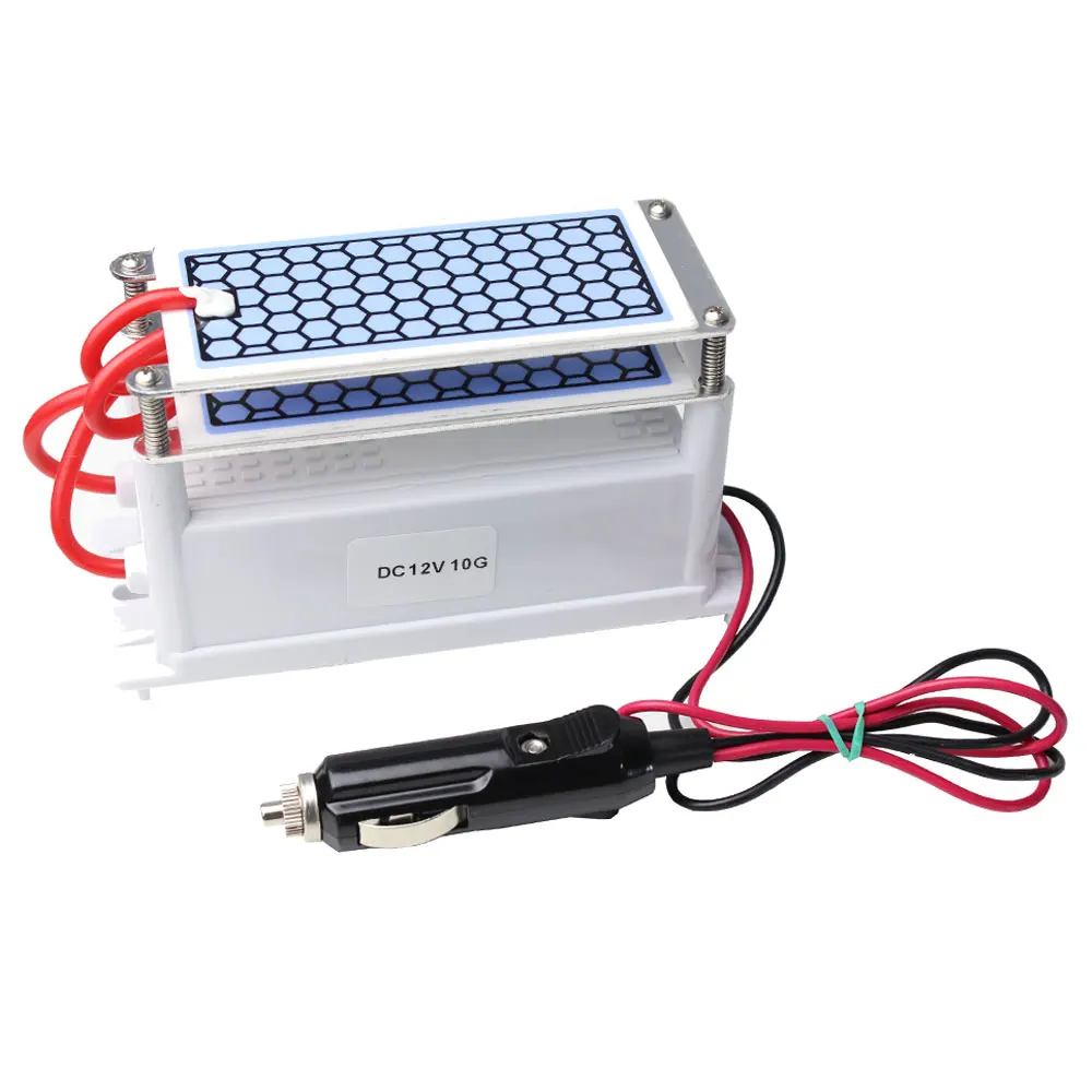 Alanchi Máy Tạo Ozone 12V 10G Máy Tiệt Trùng Không Khí Thanh Lọc Trái Cây Rau Củ Nước Thực Phẩm Chuẩn Bị Ozonator Ionizator