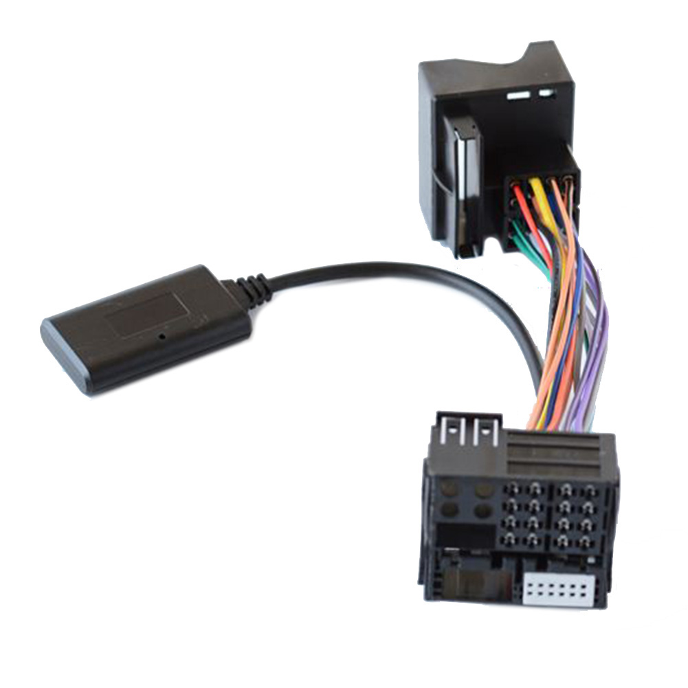 Câble auxiliaire Bluetooth à 12 broches, remplacement noir pour BMW E60, E63, E64, E61, E62, CD Audio, adaptateur à grande prise