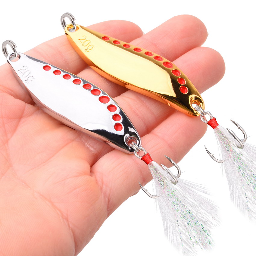 1 Uds Metal cuchara Spinner trucha señuelo de pesca cebo duro lentejuelas ruido Paillette cebos artificiales Spinnerbait Señuelos de Pesca herramientas