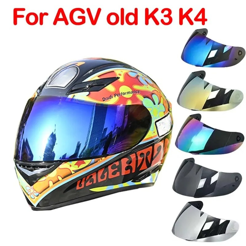Daszek do kasku AGV K3 K4 Casco Moto Akcesoria K3 Osłona Uv Ochrona K4 Soczewka kasku Wiatroodporna osłona przedniej szyby