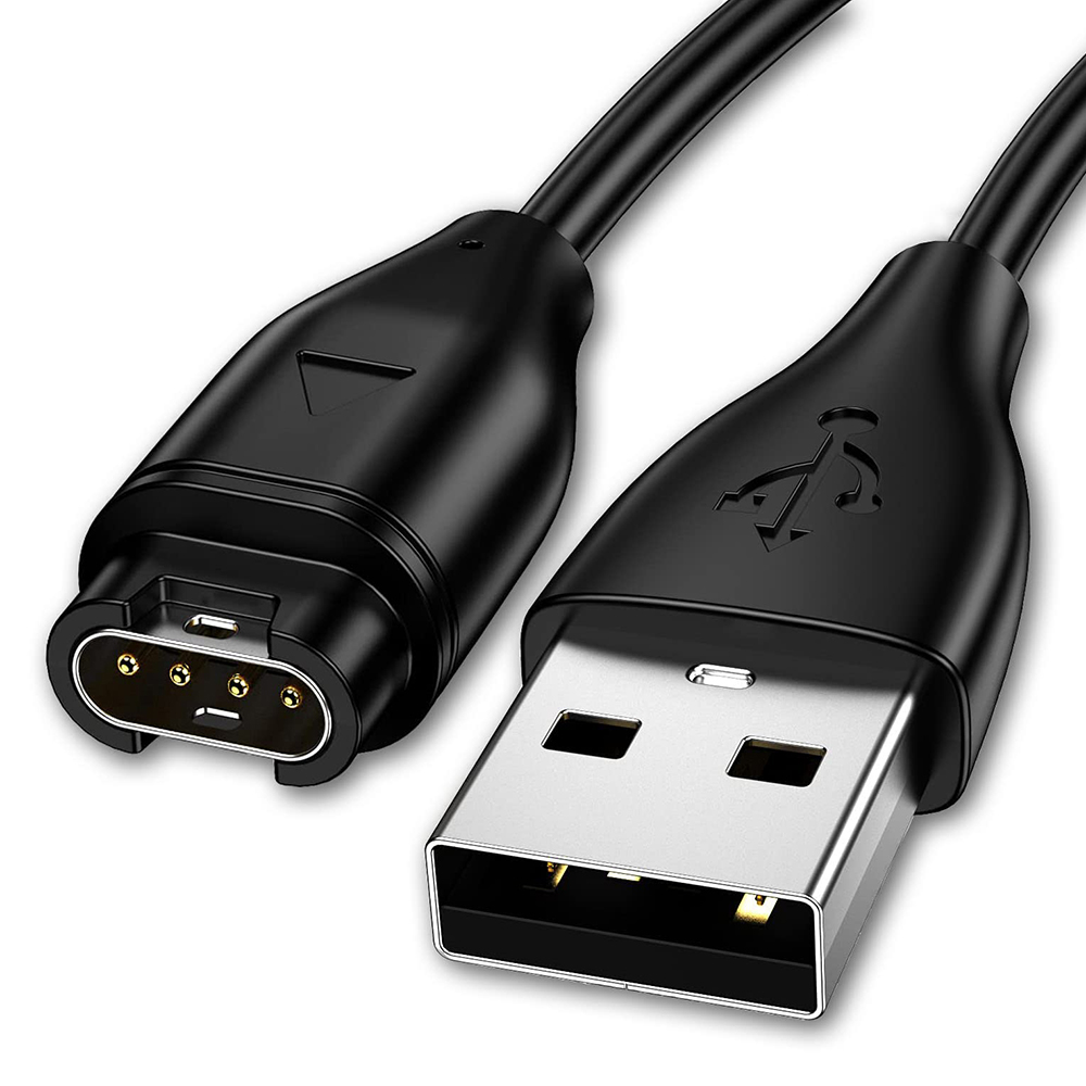 Kabel USB do ładowania 1M/3.3FT do Garmin Fenix 7 7S 7X 6 6S 6X 5 5X 5S Plus Vivoactive 3 Forerunner 945 935 245 255 Stacja dokująca z ładowarką