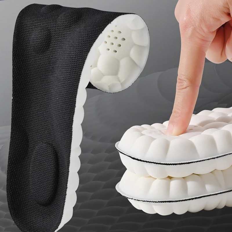 Palmilhas de alta elasticidade látex esporte macio sapato almofadas arco apoio palmilhas ortopédicas respirável desodorante almofada absorção choque