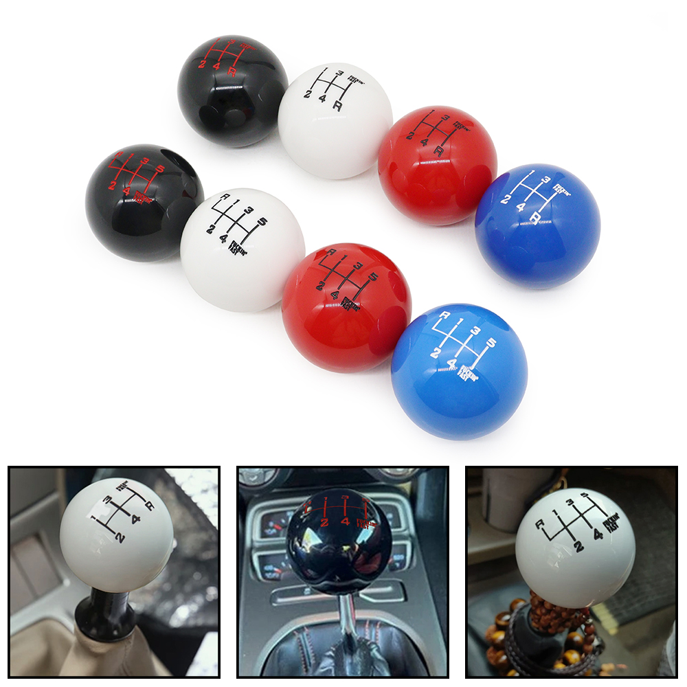 Sturdy High-quality Acrylic Ball Gear Shift Knob Easy Installation Fine Workmanship Head Replacement for Vehicles