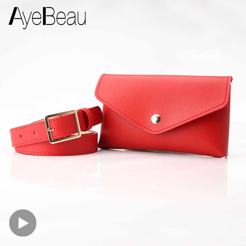 Nhỏ Fanny Eo Túi Dành Cho Nữ Điện Thoại Di Động Mini Dây Ví Bao Da Kim Tuyến Bụng Chuối Nữ Kangaroo Bum Hông bên Bolsas